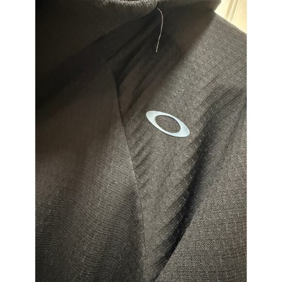 Oakley Performance fit Textured hooded full zip black jacket 2XL big and tall - Picture 4 of 6
